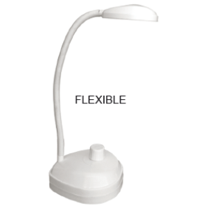 Lampara Mesa, Color Blanco Flexible 6500ºk